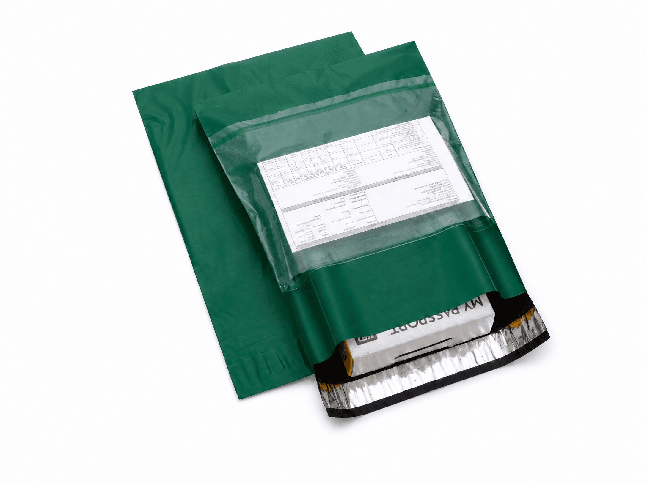 GREEN PLAIN COVER PACK OF 100