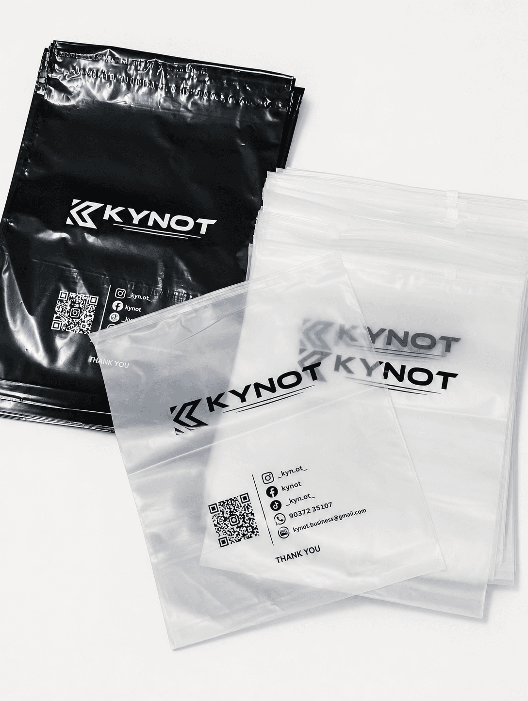 KNOT-Clothing Custom Ziploc Bags